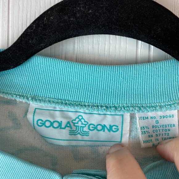 Goola Gong Vintage Short sleeve top size small 90's - Picture 4 of 4